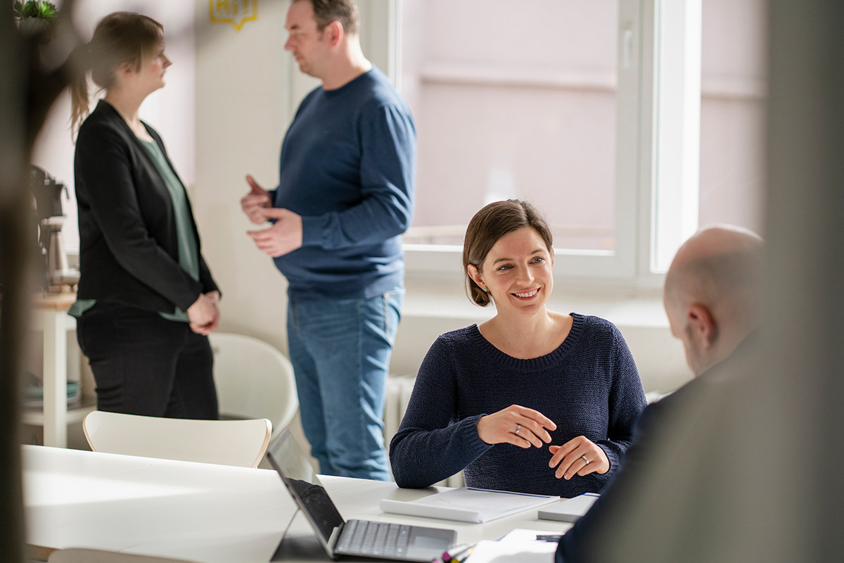 Workshop-Atmosphäre bei DenkArbeit